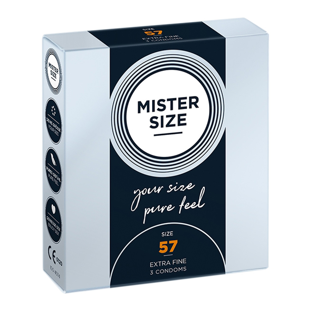 Προφυλακτικά MISTER SIZE 57 mm (3 pcs)