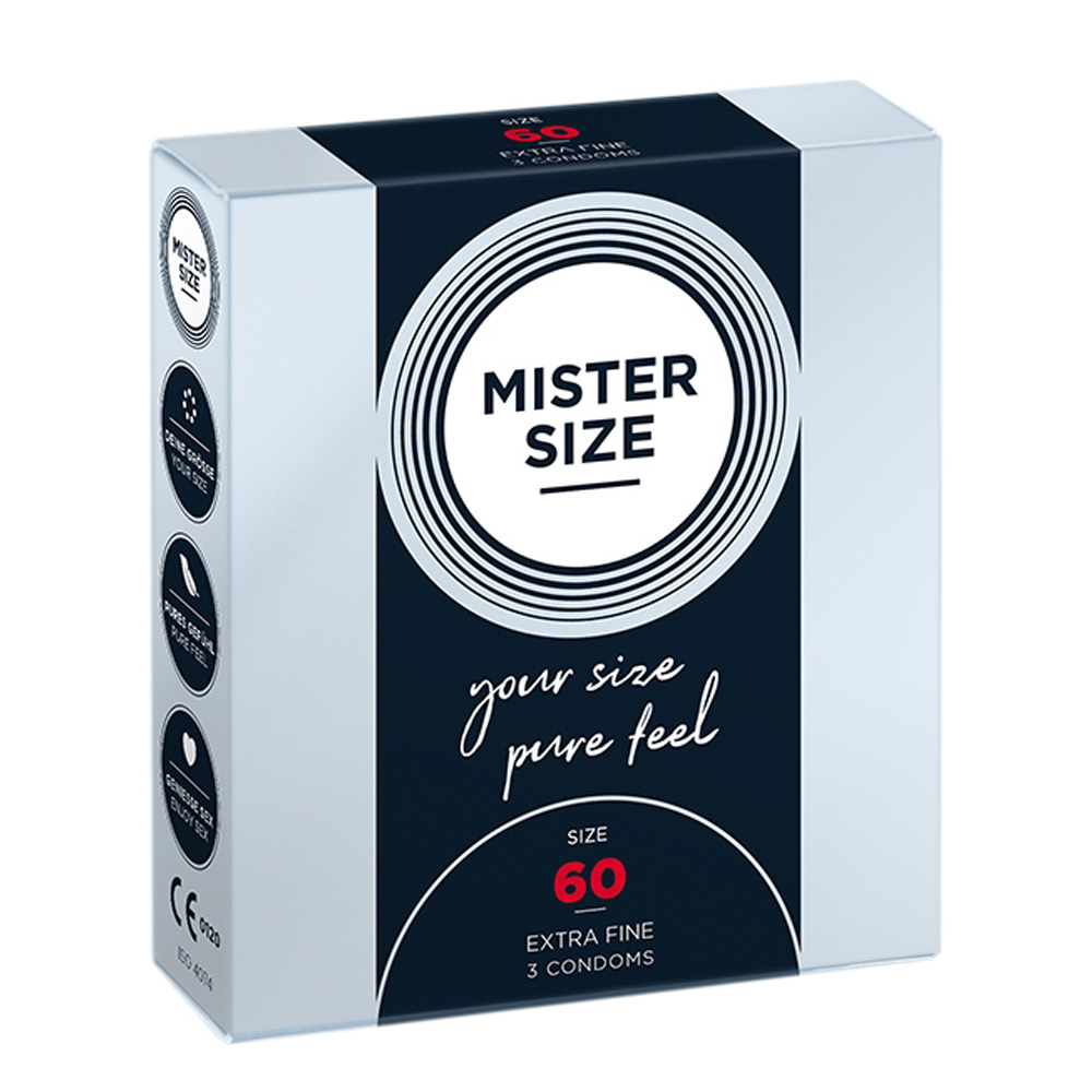 Προφυλακτικά MISTER SIZE 60 mm (3 pcs)