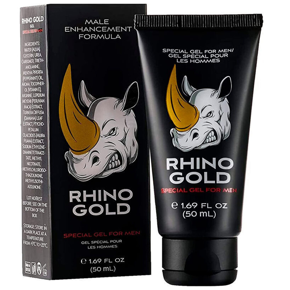 Φυσική Κρέμα Μεγέθυνσης Πέους – Rhino Gold Special Intimate Gel for Men 50ml