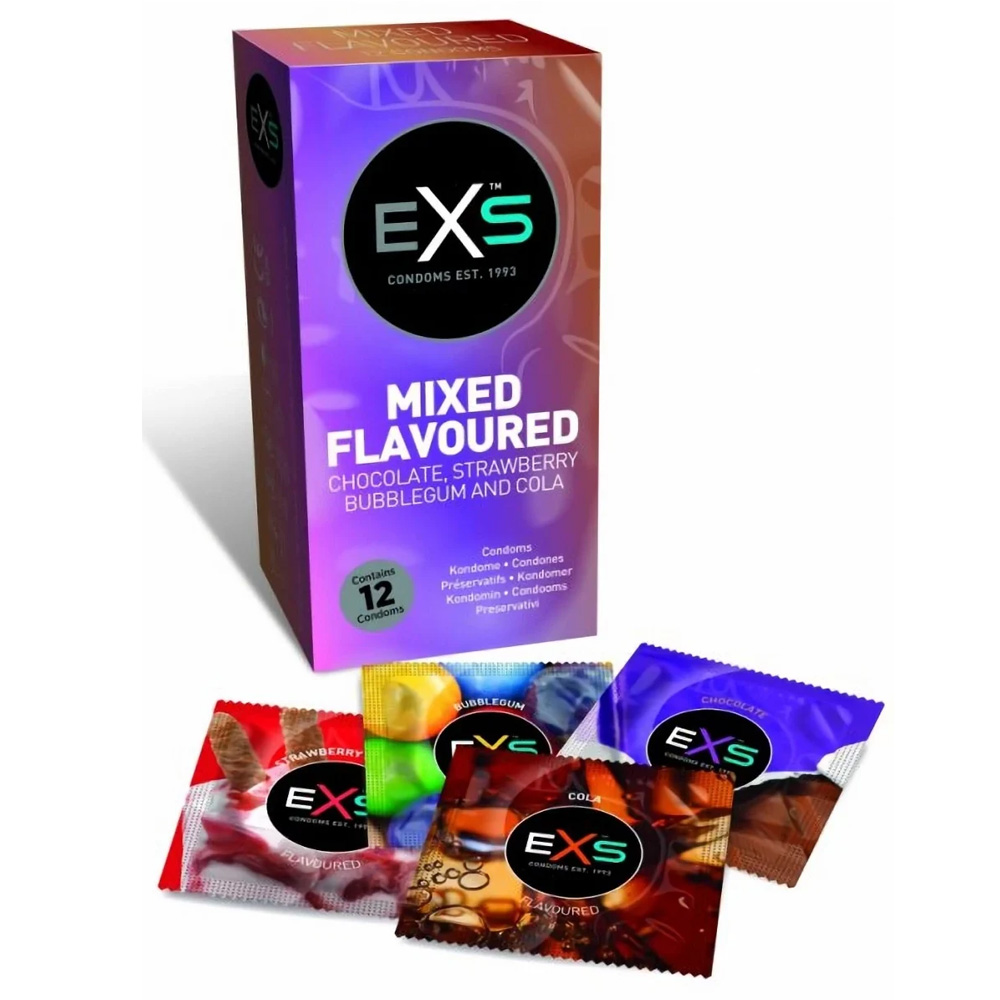 Προφυλακτικά EXS Mixed Flavoured 12 Pack